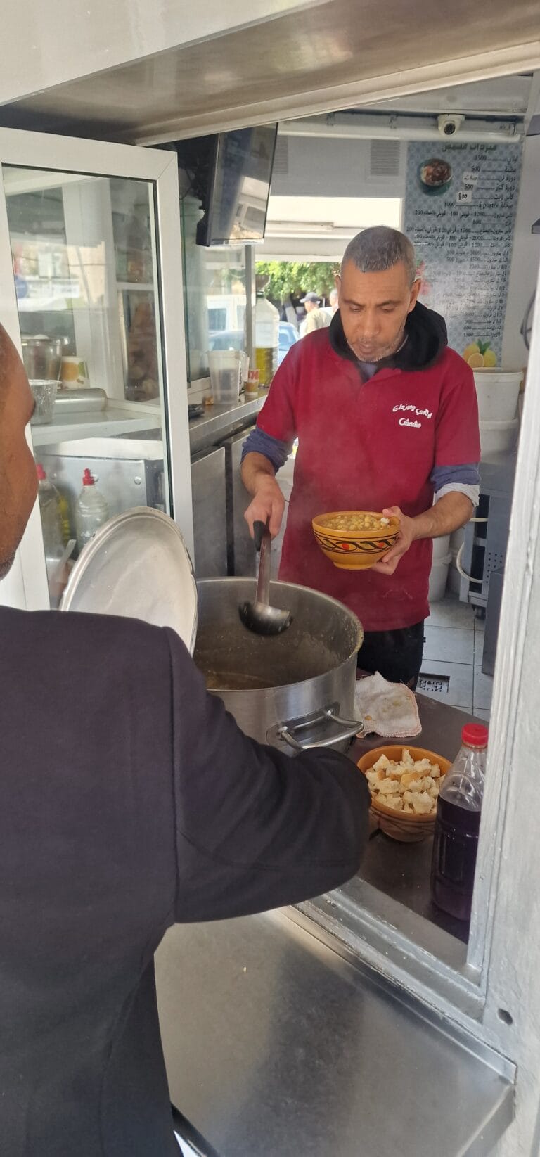 Tunesian leblehbi stall