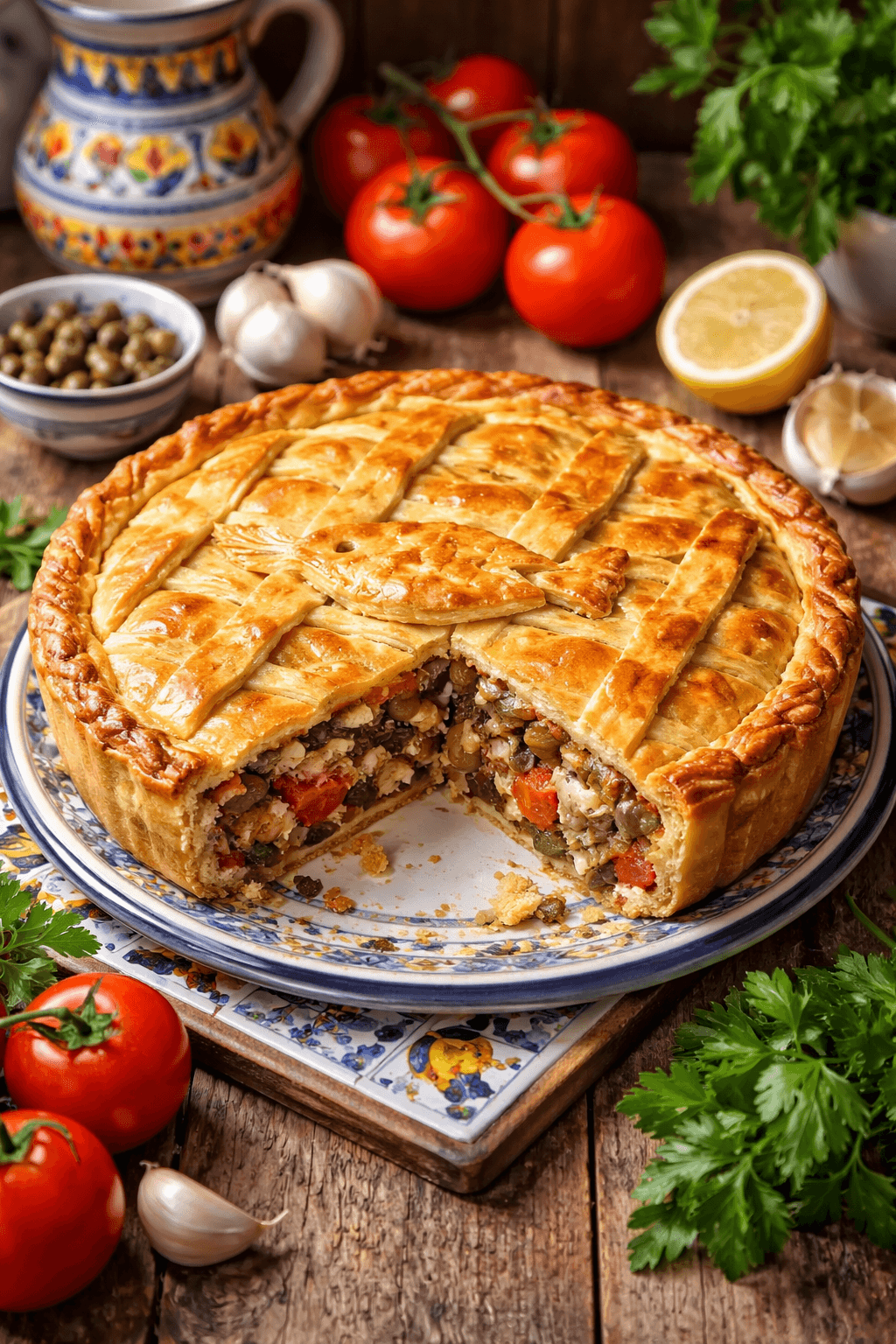 Maltese lampuki pie