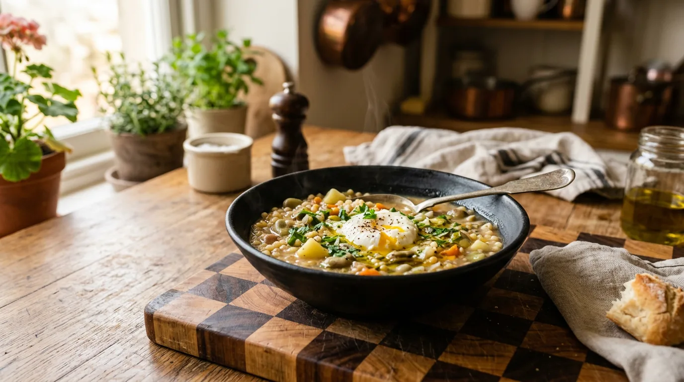 Kusksu: Maltese Broad Bean & Pasta Soup Recipe