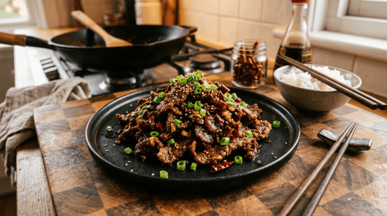 Sichuan-Style Crispy Chili Beef