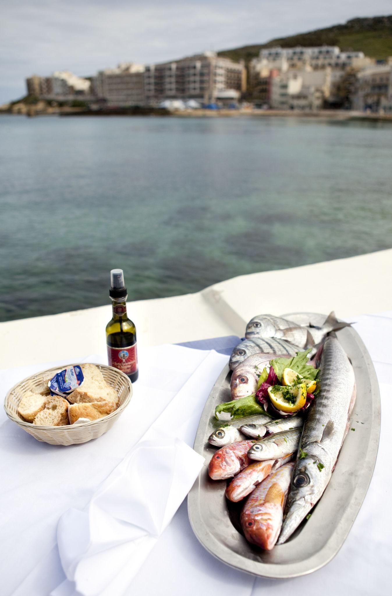 Tartarun fish restaurant by the sea, Marsaxlokk