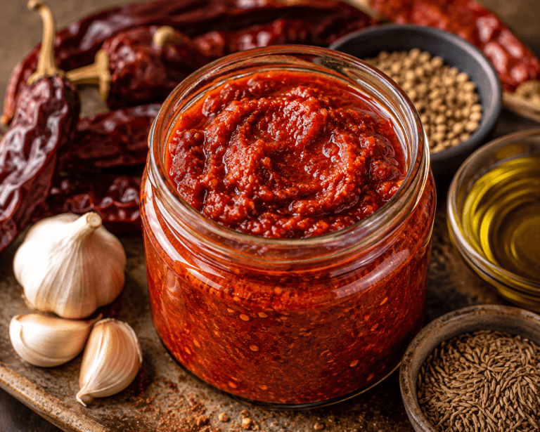 Harissa in a jar