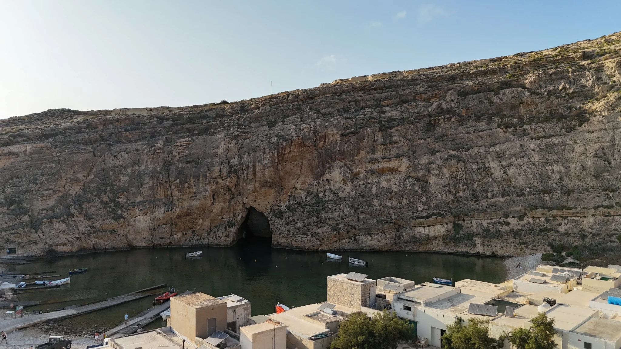 Inland harbour in Gozo Inland harbour in Gozo