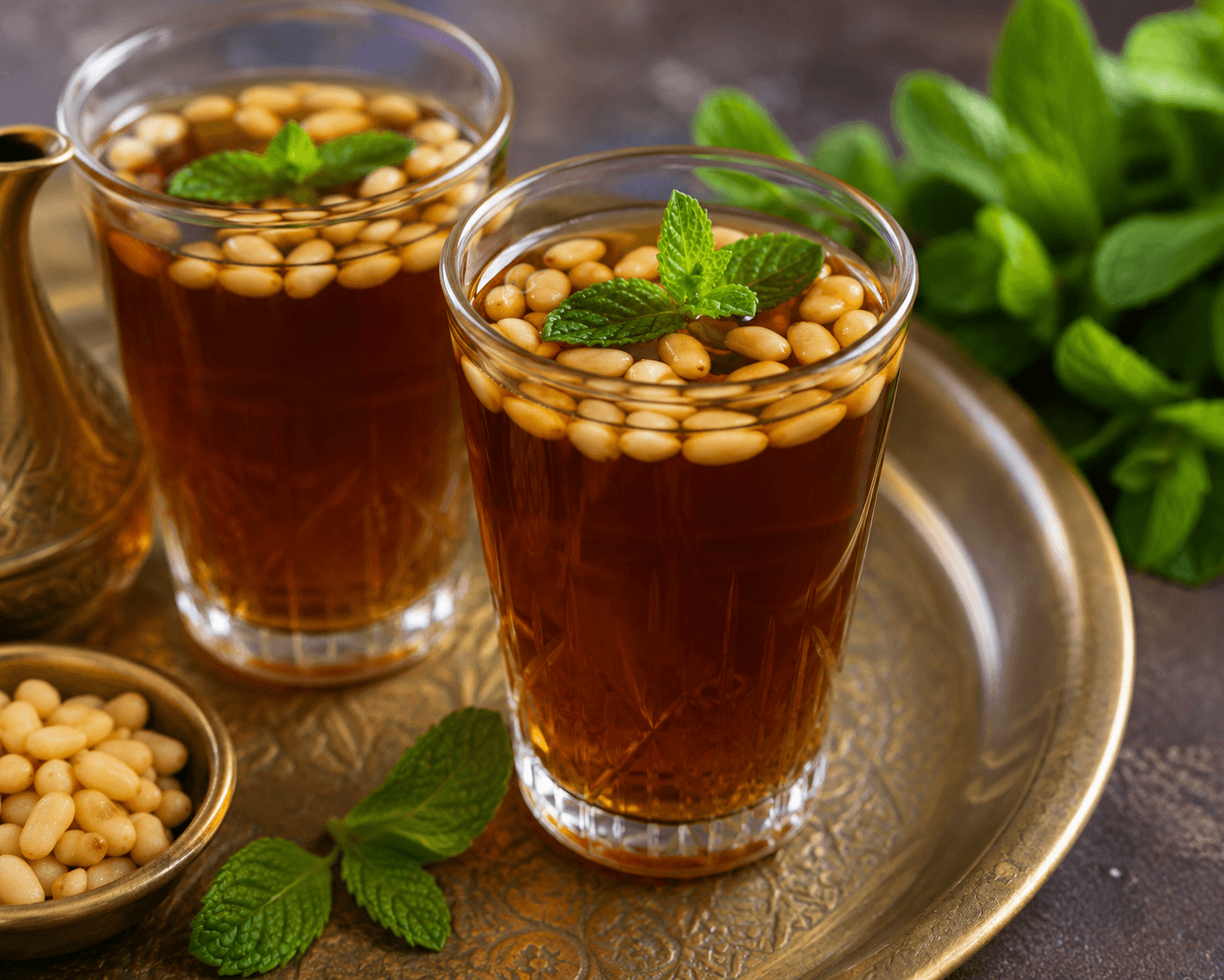 Tunisian Pine Nut Tea (Thé aux Pignons)