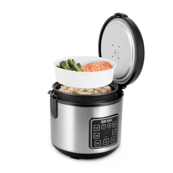 Aroma Digital Rice Cooker and Food Steamer, 3 Aroma Digital Rice Cooker & Food Steamer