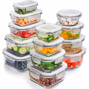 PrepNaturals Glass Meal Prep Containers (10-pack)