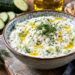 Rustic Mediterranean Tzatziki Bowl