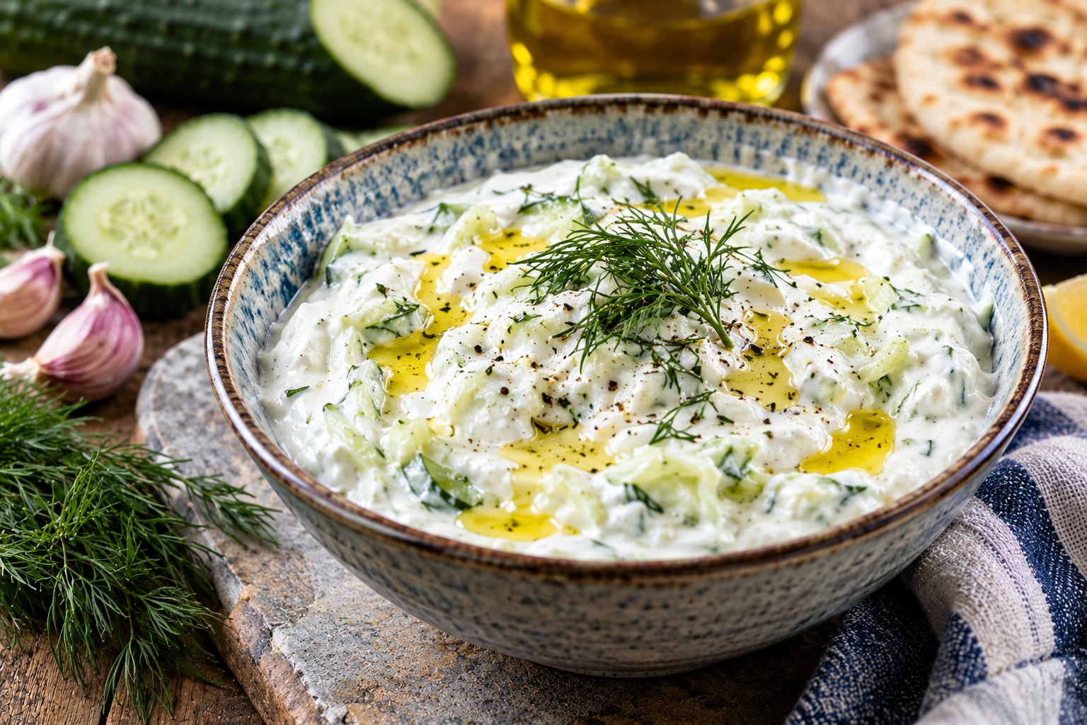 Tzatziki: Thick, Creamy Greek Yoghurt Dip Recipe