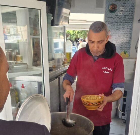 Tunesian leblehbi stall Tunesian leblehbi stall