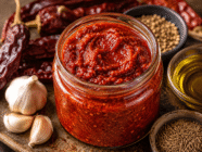Harissa in a jar