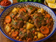 Lamb Marqa in a tunesian plate