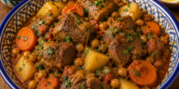 Lamb Marqa in a tunesian plate