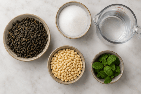 Pine nut tea ingredients Pine nut tea ingredients