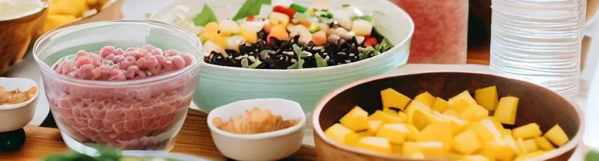 Pokebowls party Make your own pokebowl dinner party