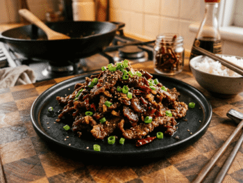 Sichuan-Style Crispy Chili Beef