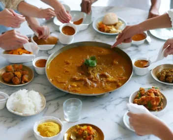 curry avond Healthy Curry night, perfect for a dinner party.